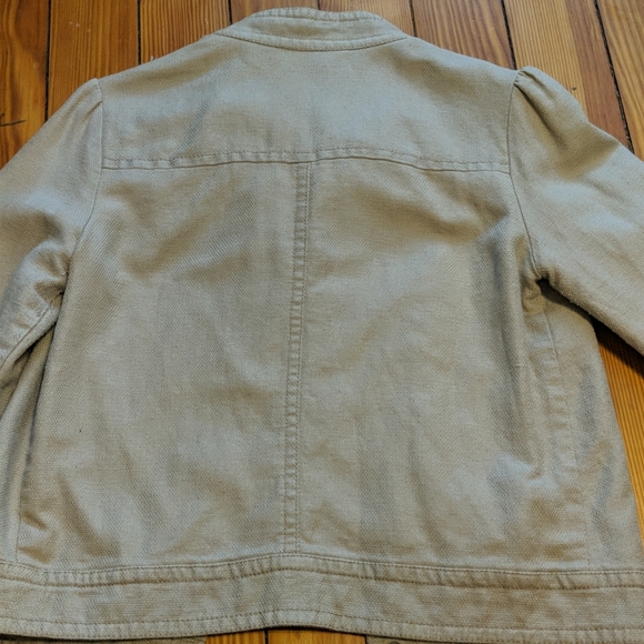 Cute linen bomber jacket - Picture 4 of 5